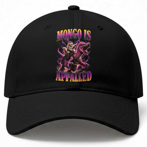Fantasy Book Reader Geeky Cat Lover Baseball Cap Mongo Is Appalled