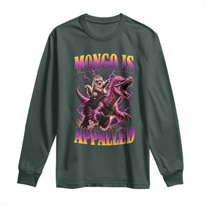 Fantasy Book Reader Geeky Cat Lover Long Sleeve Shirt Mongo Is Appalled