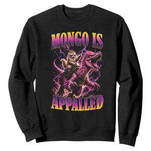 Fantasy Book Reader Geeky Cat Lover Sweatshirt Mongo Is Appalled