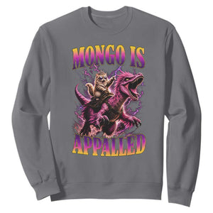 Fantasy Book Reader Geeky Cat Lover Sweatshirt Mongo Is Appalled
