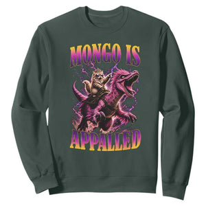 Fantasy Book Reader Geeky Cat Lover Sweatshirt Mongo Is Appalled