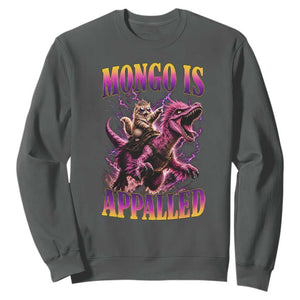 Fantasy Book Reader Geeky Cat Lover Sweatshirt Mongo Is Appalled
