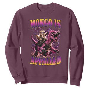 Fantasy Book Reader Geeky Cat Lover Sweatshirt Mongo Is Appalled