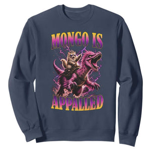 Fantasy Book Reader Geeky Cat Lover Sweatshirt Mongo Is Appalled