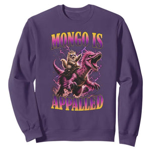 Fantasy Book Reader Geeky Cat Lover Sweatshirt Mongo Is Appalled