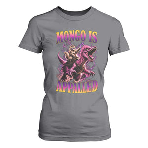 Fantasy Book Reader Geeky Cat Lover T Shirt For Women Mongo Is Appalled