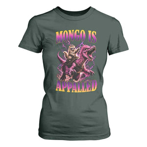 Fantasy Book Reader Geeky Cat Lover T Shirt For Women Mongo Is Appalled