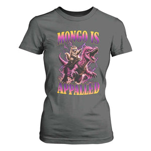 Fantasy Book Reader Geeky Cat Lover T Shirt For Women Mongo Is Appalled