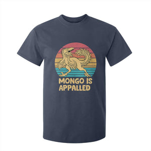 Mongo Is Appalled T Shirt For Kid Funny Dinosaur Gamer Book Lover Retro Gift