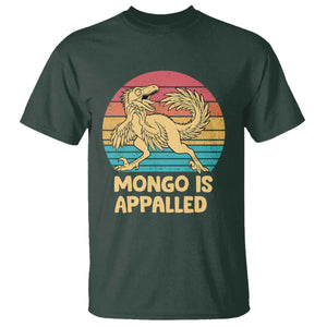 Mongo Is Appalled T Shirt Funny Dinosaur Gamer Book Lover Retro Gift