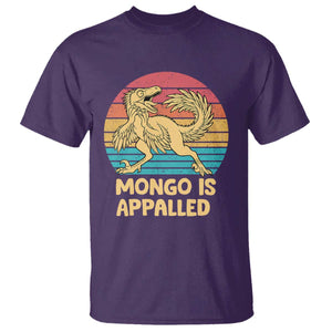Mongo Is Appalled T Shirt Funny Dinosaur Gamer Book Lover Retro Gift