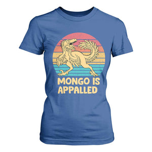 Mongo Is Appalled T Shirt For Women Funny Dinosaur Gamer Book Lover Retro Gift