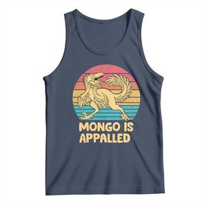 Mongo Is Appalled Tank Top Funny Dinosaur Gamer Book Lover Retro Gift