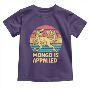 Mongo Is Appalled Toddler T Shirt Funny Dinosaur Gamer Book Lover Retro Gift