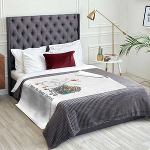 Funny Goose Book Lover Throw Blanket I Have No Shelf Control