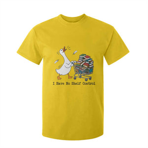 Funny Goose Book Lover T Shirt For Kid I Have No Shelf Control