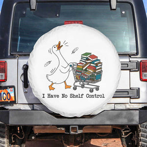 Funny Goose Book Lover Spare Tire Cover I Have No Shelf Control
