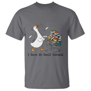 Funny Goose Book Lover T Shirt I Have No Shelf Control