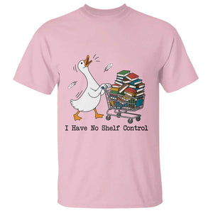 Funny Goose Book Lover T Shirt I Have No Shelf Control
