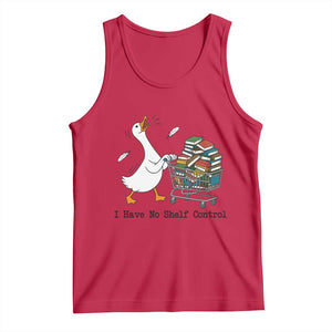 Funny Goose Book Lover Tank Top I Have No Shelf Control