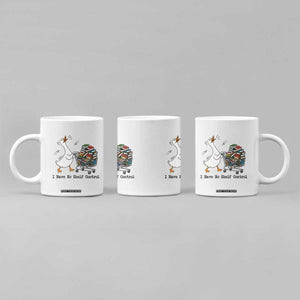 Funny Goose Book Lover Coffee Mug I Have No Shelf Control