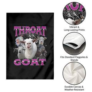 Funny Dirty Humor Garden Flag Throat Goat TS12 Print Your Wear