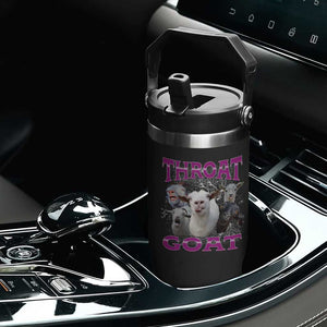Funny Dirty Humor Flip Straw Tumbler Throat Goat TS12 Print Your Wear