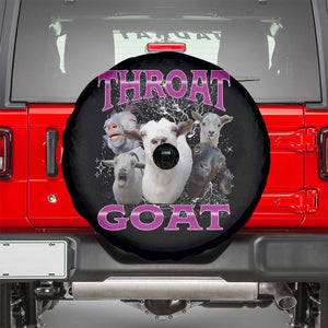 Funny Dirty Humor Spare Tire Cover Throat Goat TS12 Black Print Your Wear