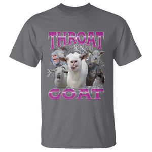Funny Dirty Humor T Shirt Throat Goat TS12 Charcoal Print Your Wear