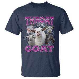Funny Dirty Humor T Shirt Throat Goat TS12 Navy Print Your Wear