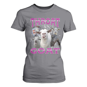 Funny Dirty Humor T Shirt For Women Throat Goat TS12 Charcoal Print Your Wear