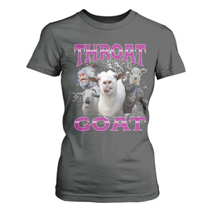 Funny Dirty Humor T Shirt For Women Throat Goat TS12 Dark Heather Print Your Wear