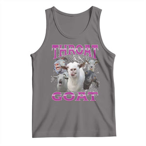 Funny Dirty Humor Tank Top Throat Goat TS12 Deep Heather Print Your Wear