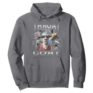 Funny Adult Humor Hoodie Throat Goat Meme TS12 Charcoal Print Your Wear
