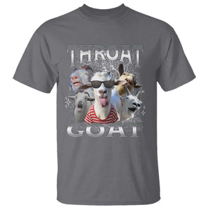 Funny Adult Humor T Shirt Throat Goat Meme TS12 Charcoal Print Your Wear
