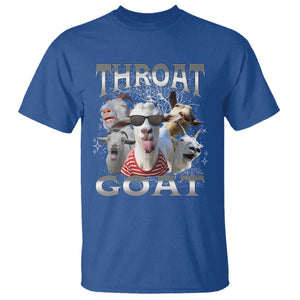 Funny Adult Humor T Shirt Throat Goat Meme TS12 Royal Blue Print Your Wear