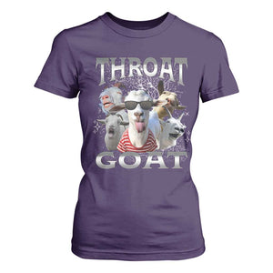 Funny Adult Humor T Shirt For Women Throat Goat Meme TS12 Purple Print Your Wear