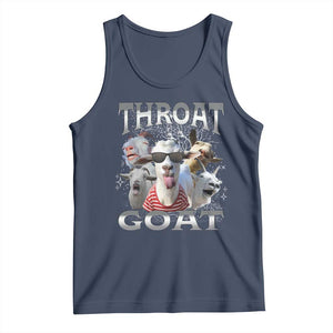 Funny Adult Humor Tank Top Throat Goat Meme TS12 Navy Print Your Wear