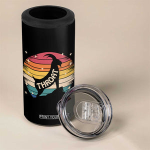 Raunchy Humor 4 in 1 Can Cooler Tumbler Throat Goat Meme Gift TS12 Print Your Wear