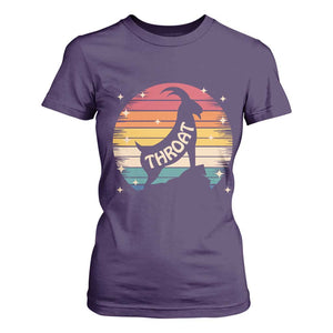 Raunchy Humor T Shirt For Women Throat Goat Meme Gift TS12 Purple Print Your Wear