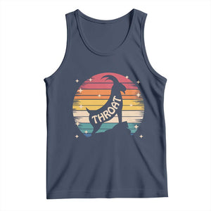 Raunchy Humor Tank Top Throat Goat Meme Gift TS12 Navy Print Your Wear