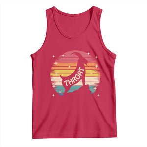 Raunchy Humor Tank Top Throat Goat Meme Gift TS12 Red Print Your Wear