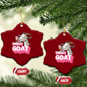 Throat Goat Ceramic Ornament Sarcastic Adult Humor TS12 Print Your Wear