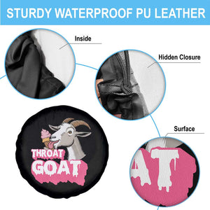 Throat Goat Spare Tire Cover Sarcastic Adult Humor TS12 Print Your Wear