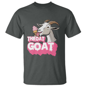 Throat Goat T Shirt Sarcastic Adult Humor TS12 Dark Heather Print Your Wear