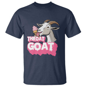 Throat Goat T Shirt Sarcastic Adult Humor TS12 Navy Print Your Wear