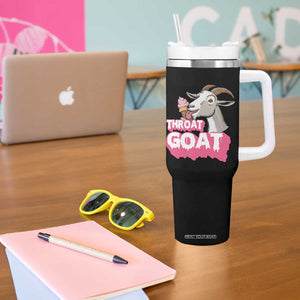 Throat Goat Tumbler With Handle Sarcastic Adult Humor TS12 Print Your Wear