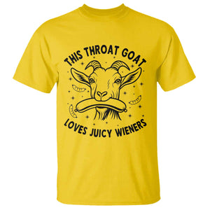 This Throat Goat Loves Juicy Wieners T Shirt Funny Adult Humor TS12 Daisy Print Your Wear