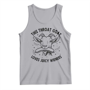 This Throat Goat Loves Juicy Wieners Tank Top Funny Adult Humor TS12 Athletic Heather Print Your Wear