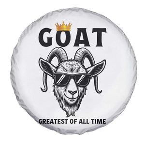Goat Lover Gift Spare Tire Cover Funny Motivational Quote Be The G O A T TS12 Print Your Wear